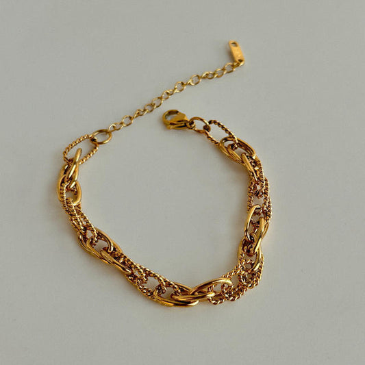 Vintage Twisted Chain Bracelet