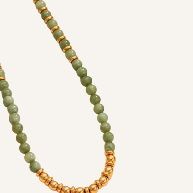 Green Beaded Necklace