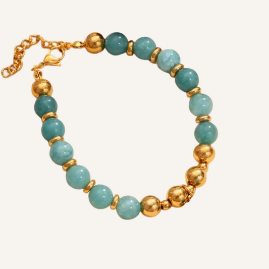 Blue Bead Bracelet