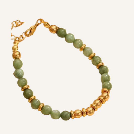 Green Bead Bracelet