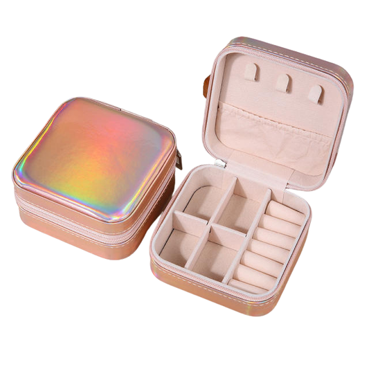 Beach / Travel Jewellery Box - Pink