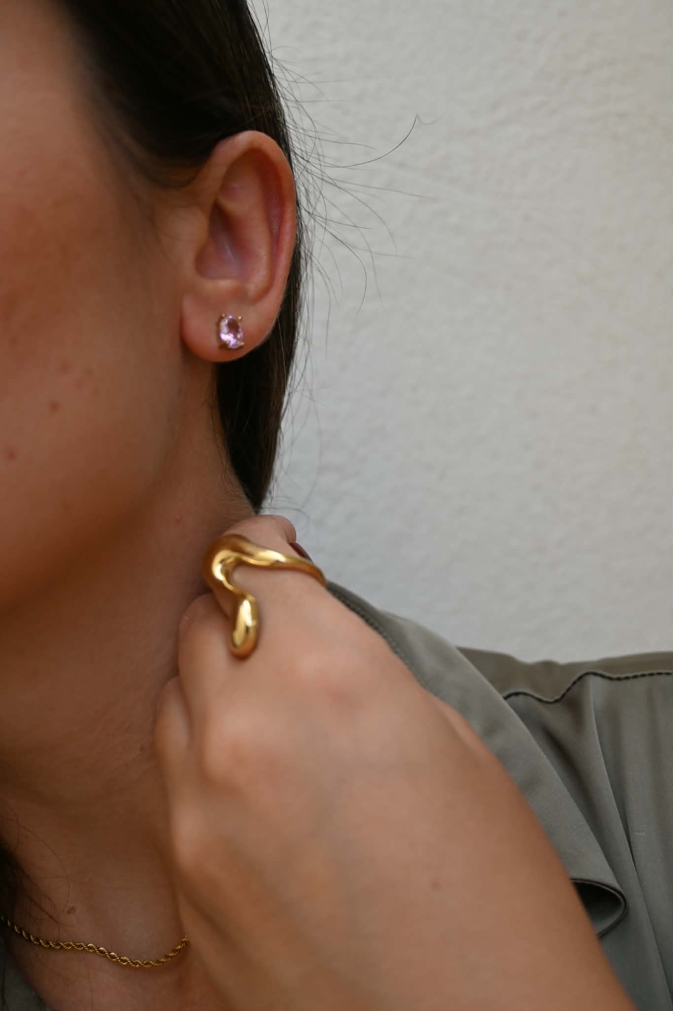 Golden Flow Ring