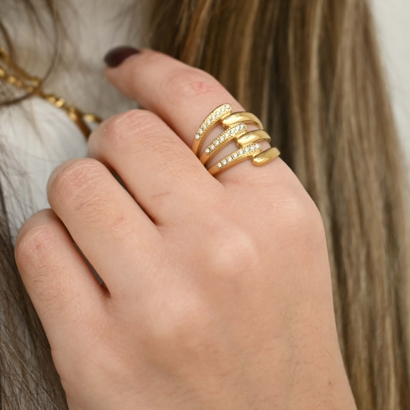 Lumi Multi Layer Ring