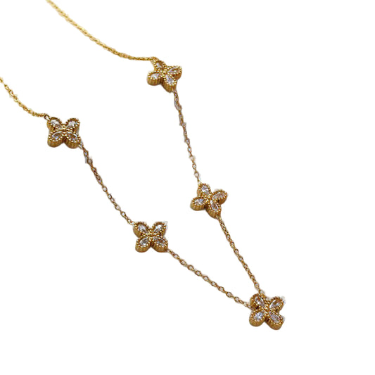 Diamond Clover Necklace