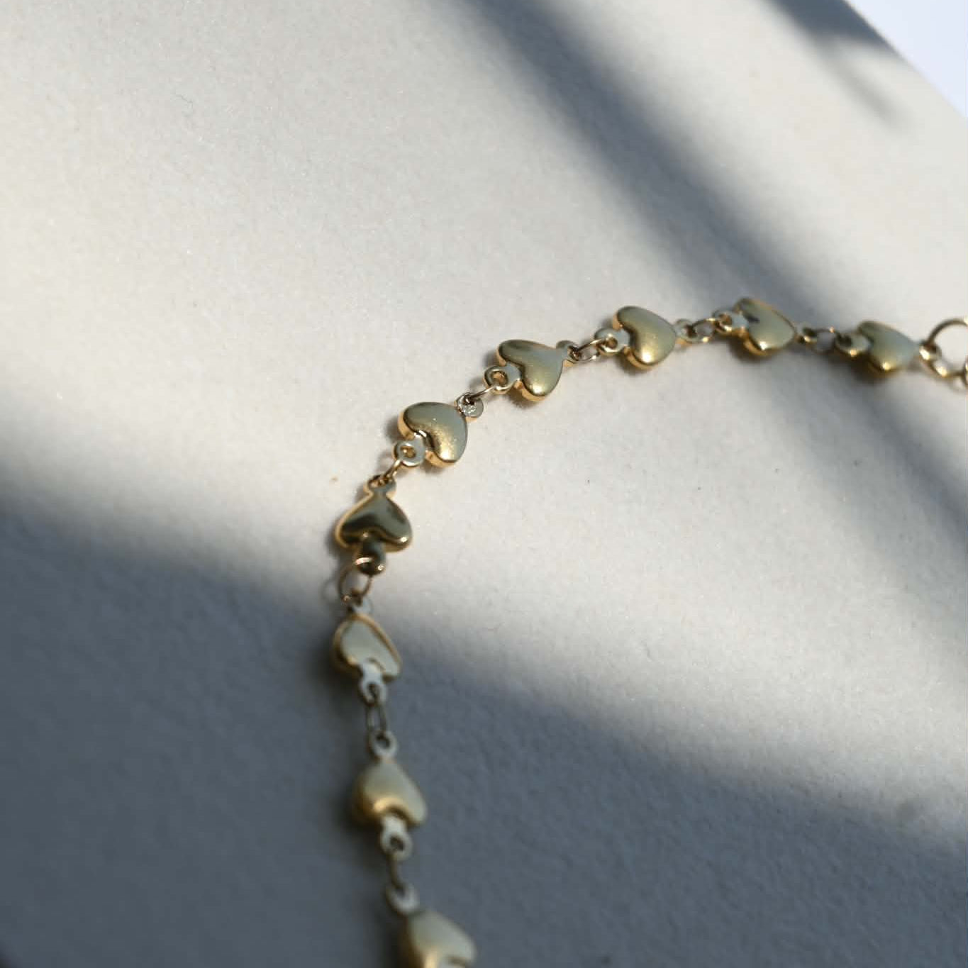 Heart Link Chain Anklet