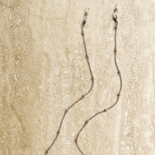 Silver Bead Sunglasses Chain