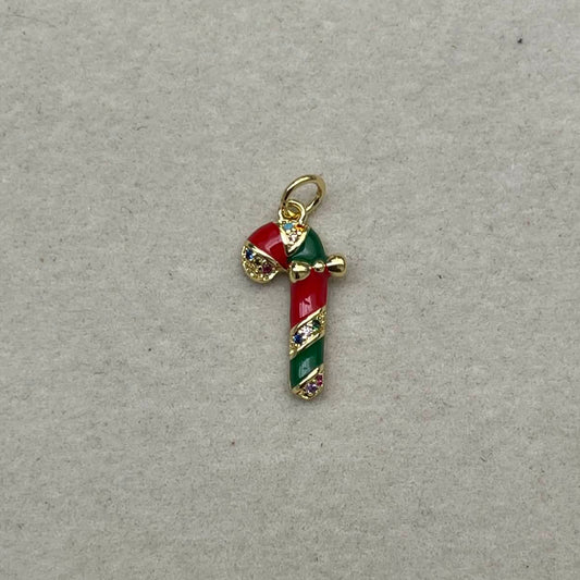 The Christmas Candy Cane Charm