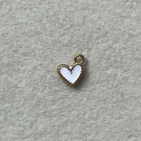 The White Heart Charm