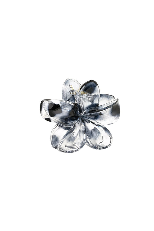 Flower Clip - Blue Grey