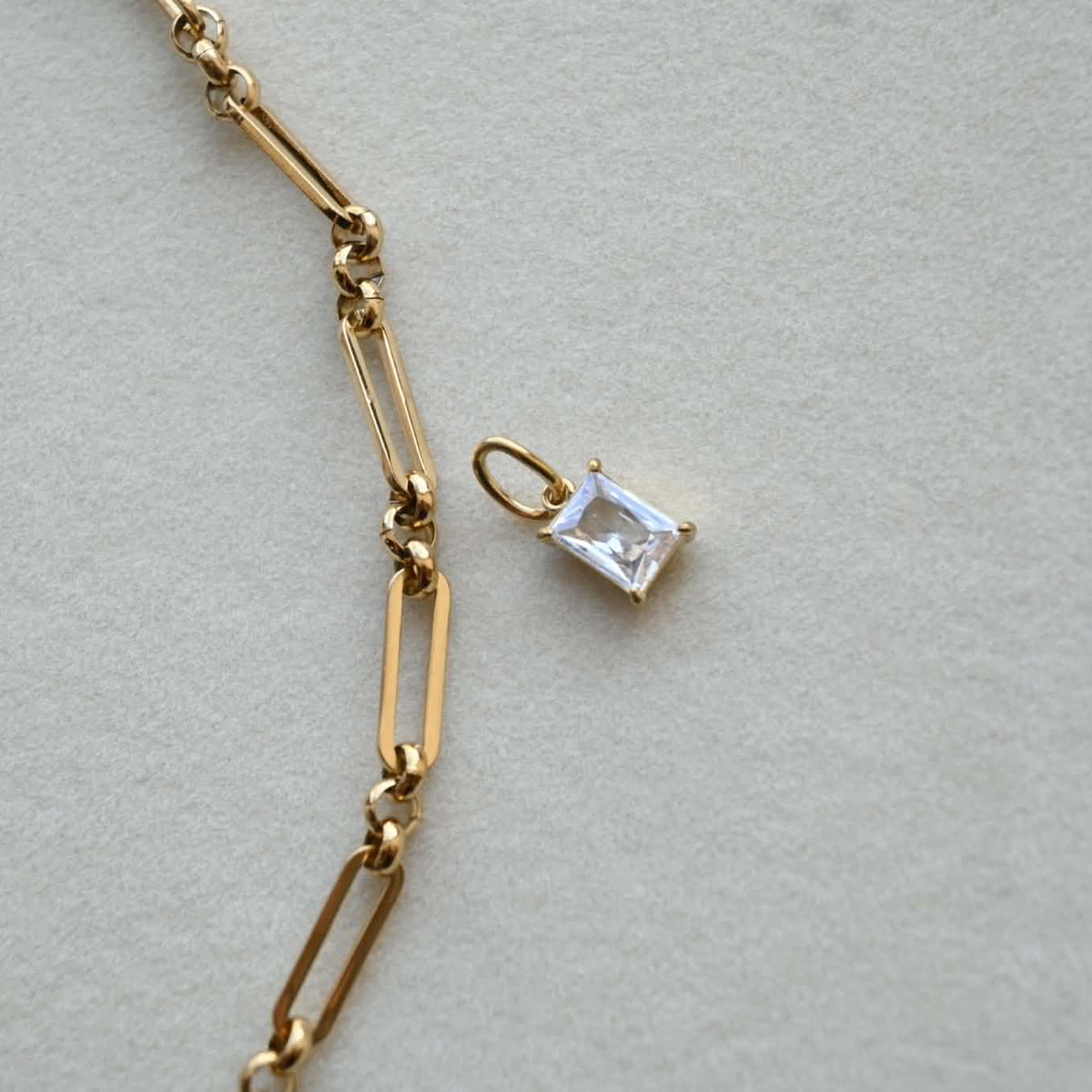 Birthstone Charm - April