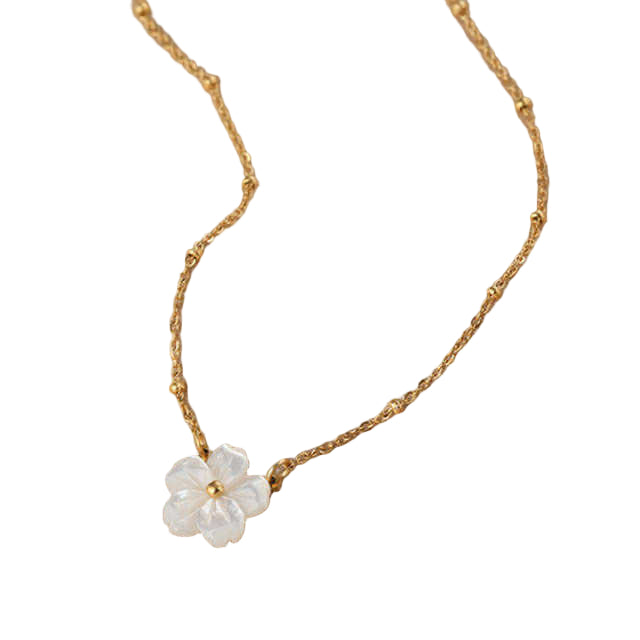 Shell Flower Necklace